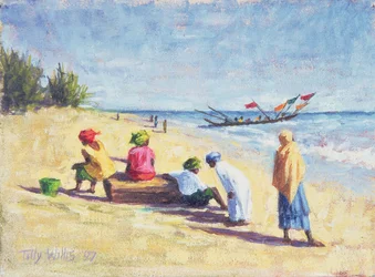 La Plage à Abene, Sénégal, 1997